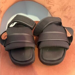 Black Strappy Sandals